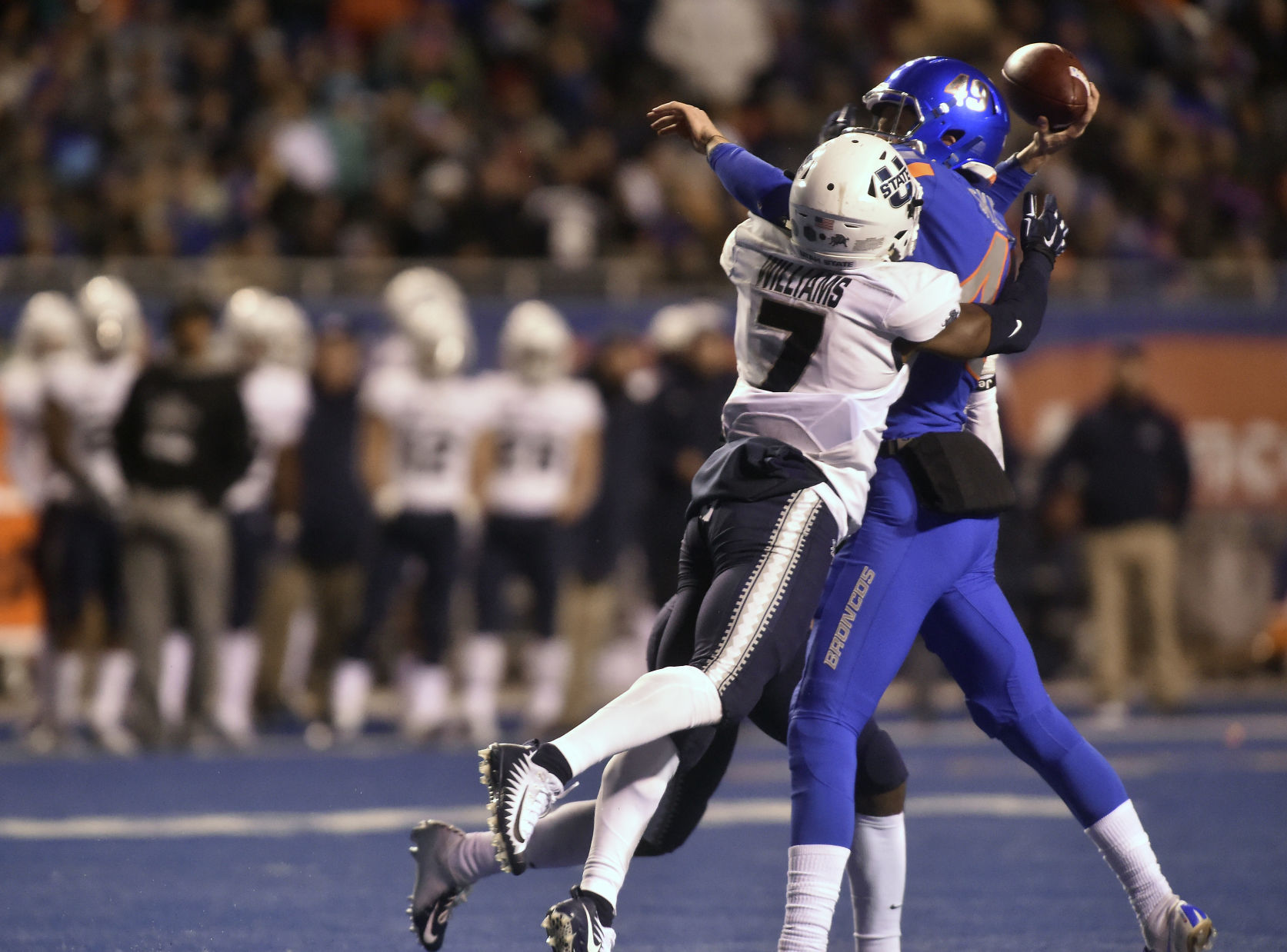 Football - Utah State Vs. Boise State